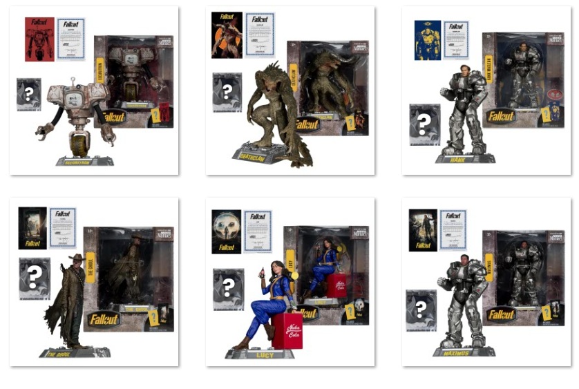 今日の入荷商品　その１
gamestation.ocnk.net/product-list/66
Falloutドラマ版のフィギュア、6インチ、McfarlaneToys製