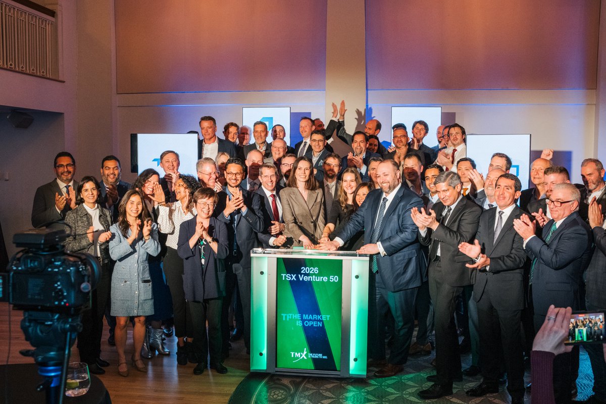 White Gold Corp $WGO.V $WHGOF is proud to be ranked 23rd on the 2026 TSX #Venture50, among the top-performing companies on #TSXV!

David D'Onofrio, CEO, stated, "We are honoured to have been named as a TSX Venture 50TM company in recognition of the significant progress we have