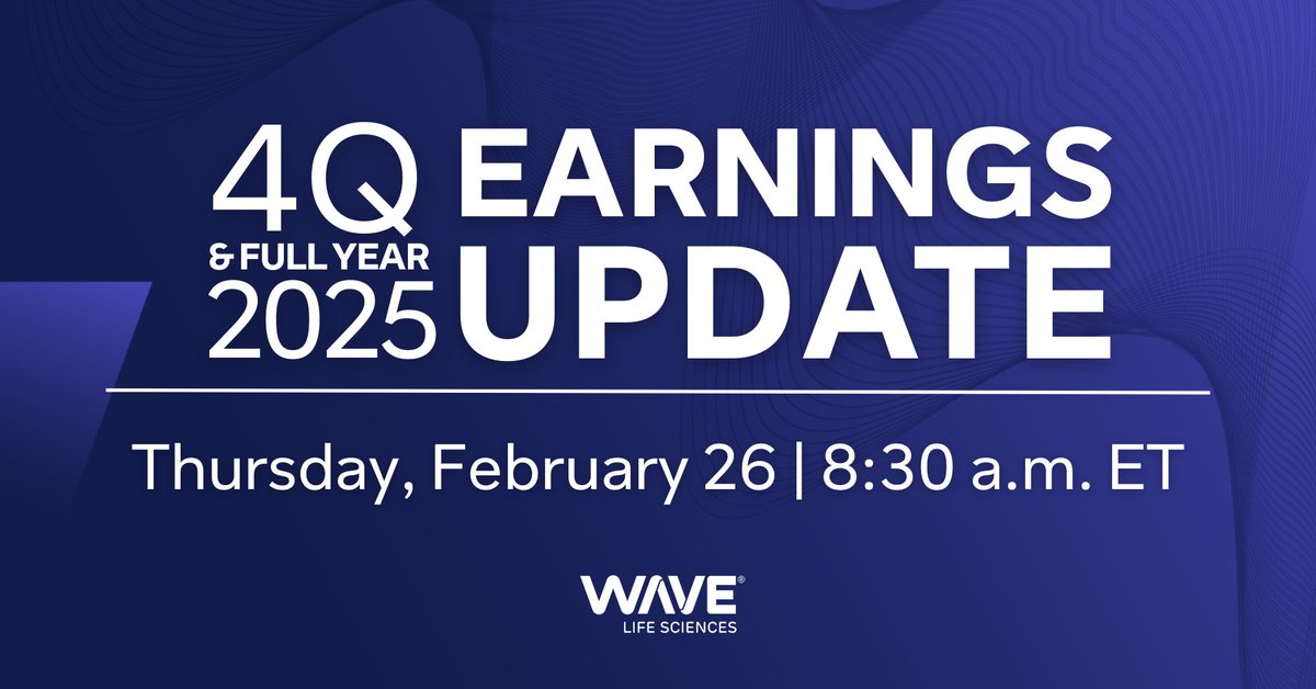 Wave Life Sciences tweet media