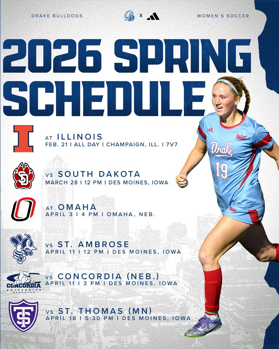 Drake Women's Soccer tweet media