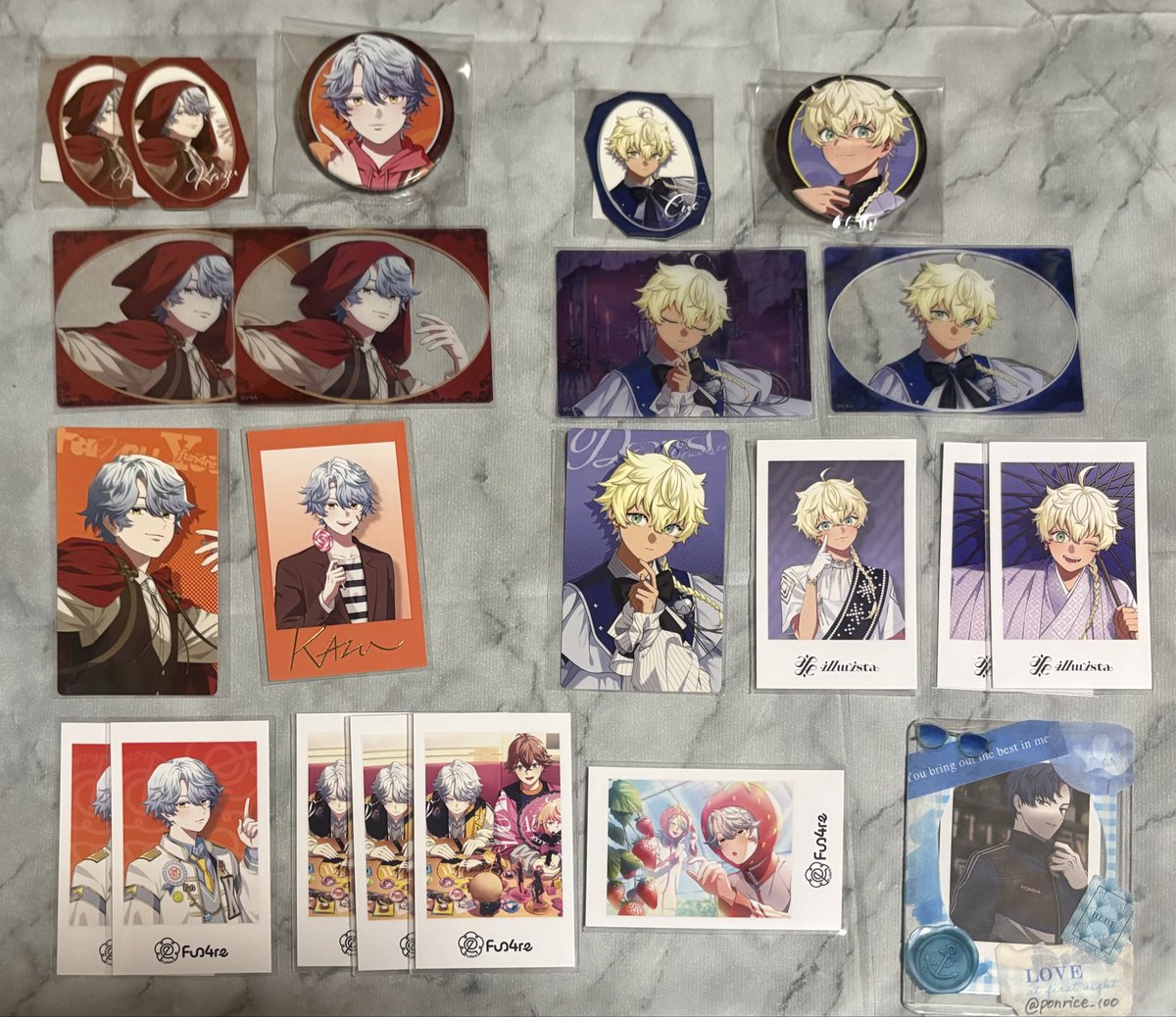 交換】ビバレン VS AMBIVALENZ fun4re illvista シャタコレ 缶バッジ