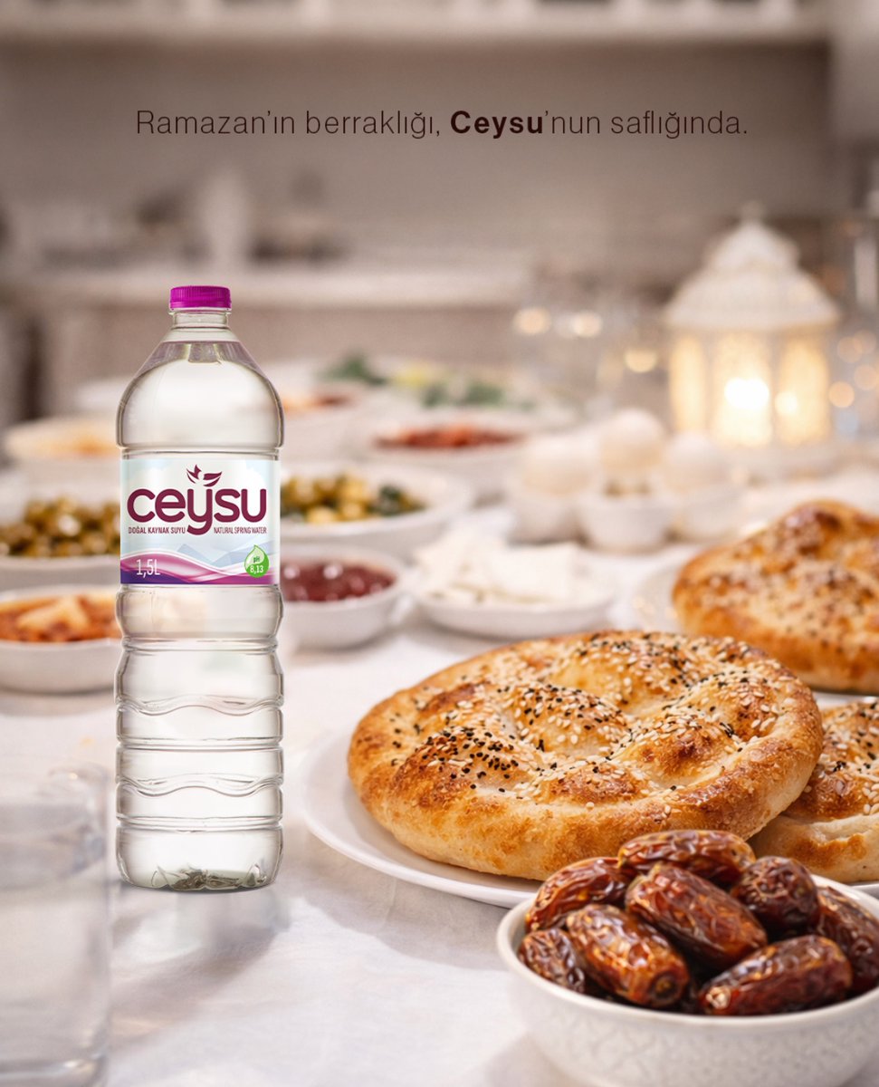 Ramazan’ın berraklığı, Ceysu’nun saflığında. 🌙💧
Sahur sofralarında hafif ve dengeli bir başlangıç için doğal tercih.

#Ceysu #Ramazan #SahurSofrası #DoğalKaynakSuyu #RamazanBereketi