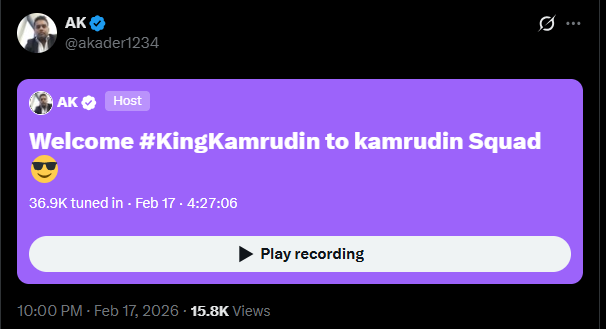 AK tweet media
