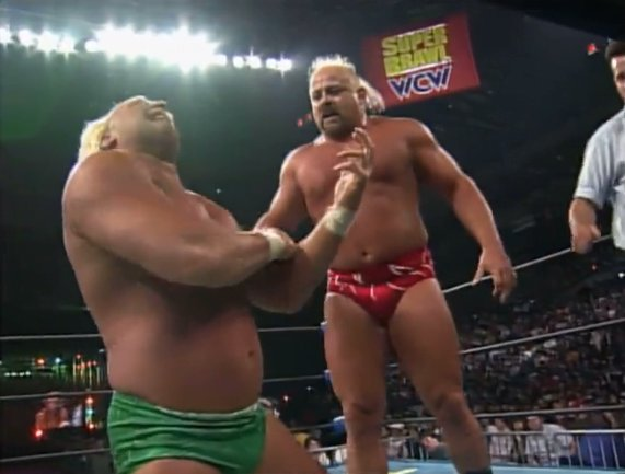 wrestle_hist's tweet image. 2/19/1995  

Kevin Sullivan defeated Dave Sullivan at SuperBrawl V from the Baltimore Arena in Baltimore, Maryland.     

#WCW #SuperBrawlV #KevinSullivan #TheTaskmaster #DaveSullivan