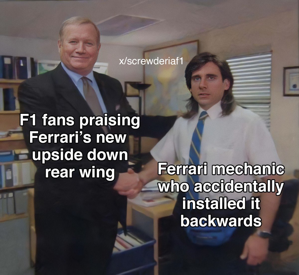 Hahahhaha ovo vise lici na Ferrari koji poznajemo... 🤣 #Lap76 #Lap76f1 #skf1