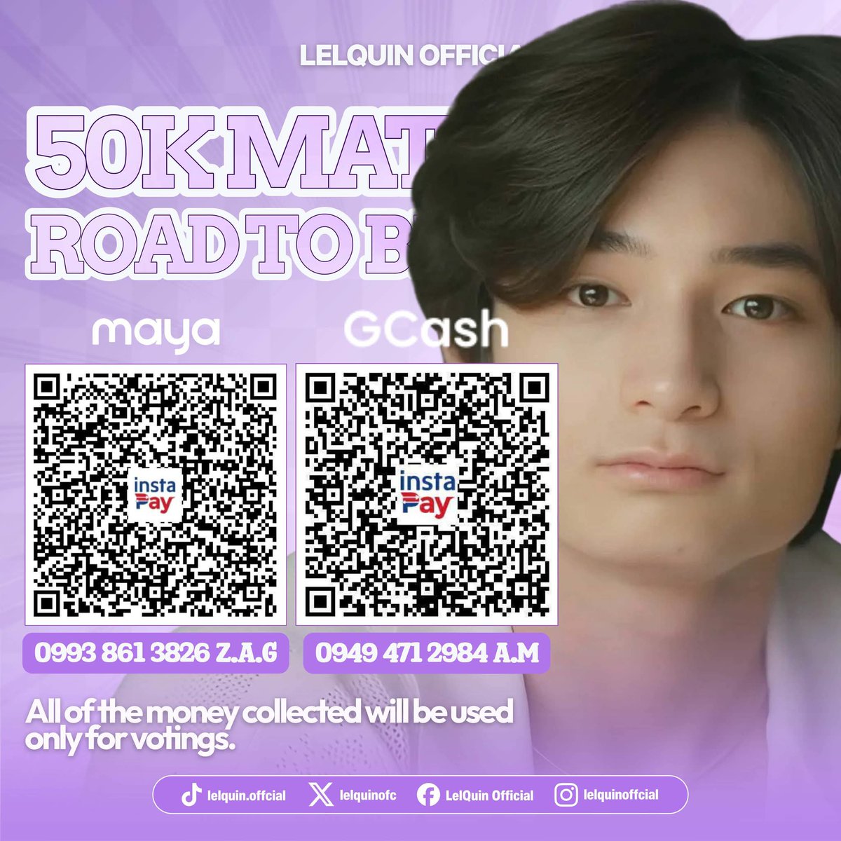 lelquinofc's tweet image. ₱𝟓𝟎,𝟎𝟎𝟎 𝐌𝐀𝐓𝐂𝐇𝐈𝐍𝐆 𝐂𝐇𝐀𝐋𝐋𝐄𝐍𝐆𝐄

Our generous sponsors from FB Abroad have pledged to donate ₱50,000, which will be matched once we reached the same amount on or before February 20 (Friday), at 10:00 PM 

Let us remain focused and united in achieving this goal