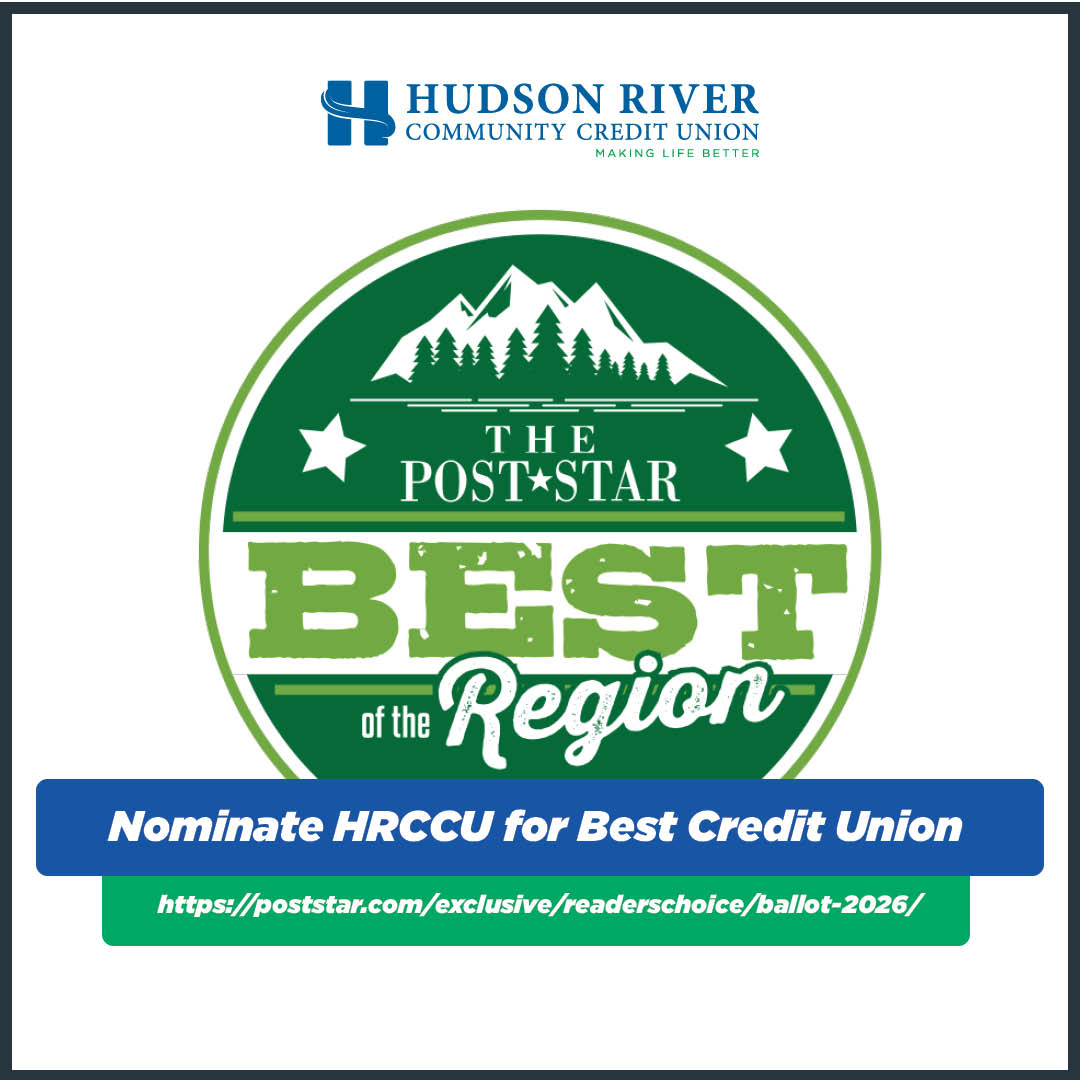 One more week! Nominations are now open for The Post Star's Best of Region. Nominate Hudson River Community Credit Union in the finance category. Vote today: poststar.com/exclusive/read… #hrccu #bestofregion