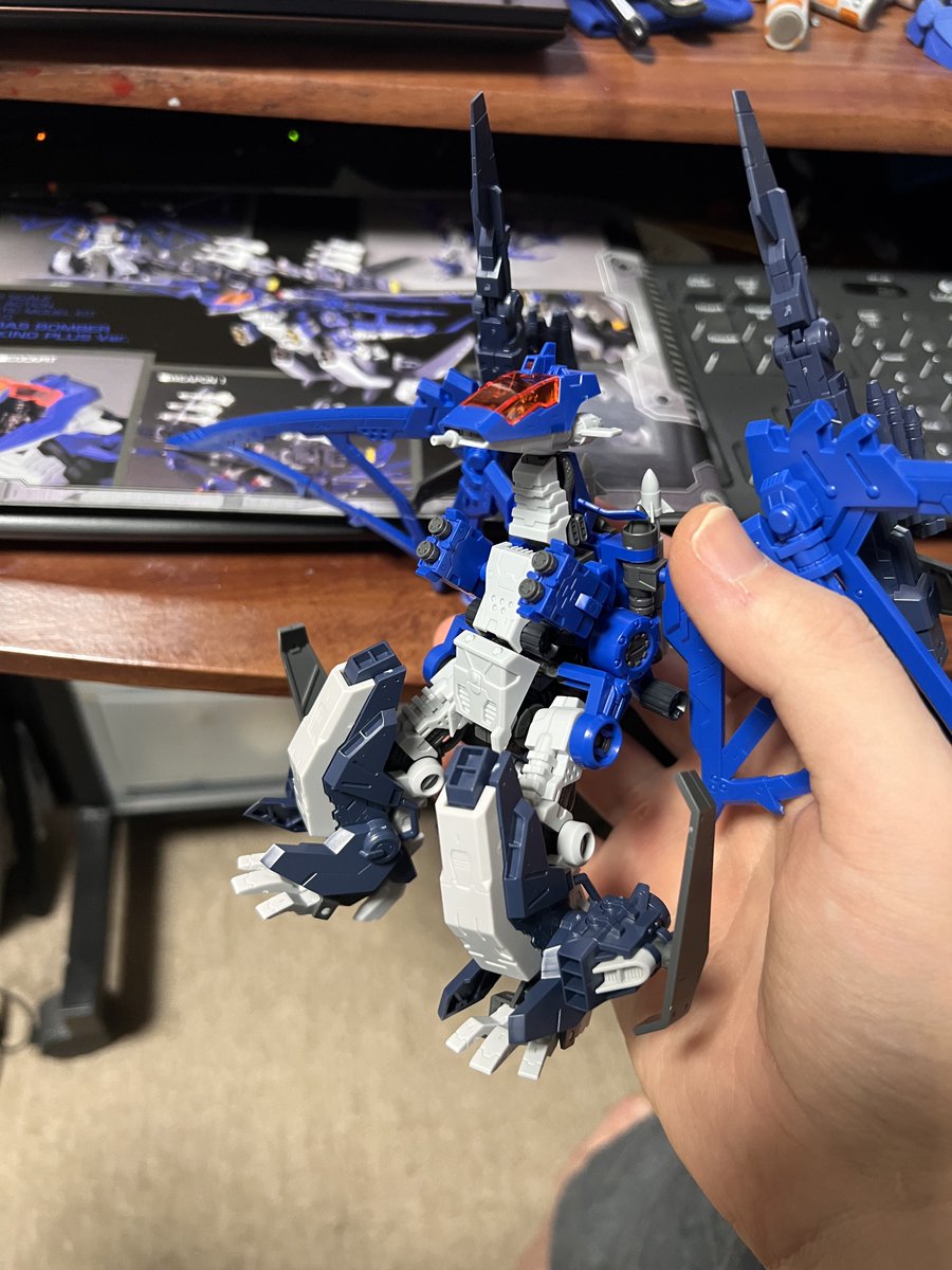 #氷緑宮攻略戦

隊員名:紳士FOX
プラモデル:HMM プテラスボマー

初手はゾイド。こんくらいならコトブキヤでも平日でもいけるな。