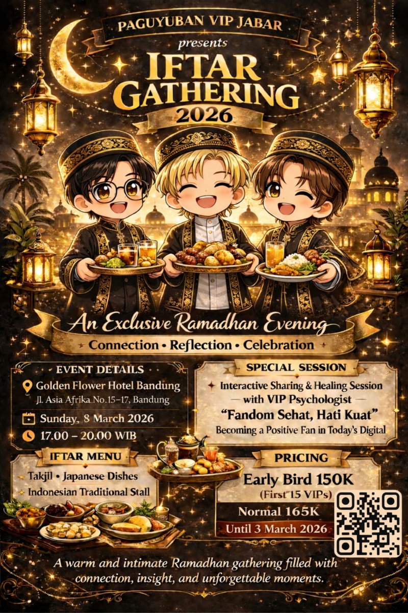 VIP Bandung dan sekitarnya, yuk yang mau ikutan iftar juga ,,, 
#vip #bigbang #vipbandung #bandung