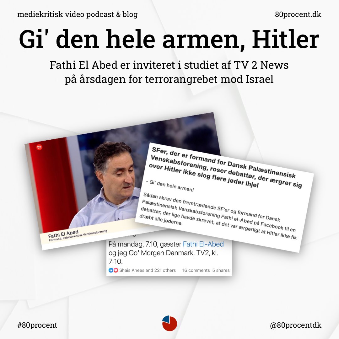 80 procent - mediekritisk video podcast & blog tweet media