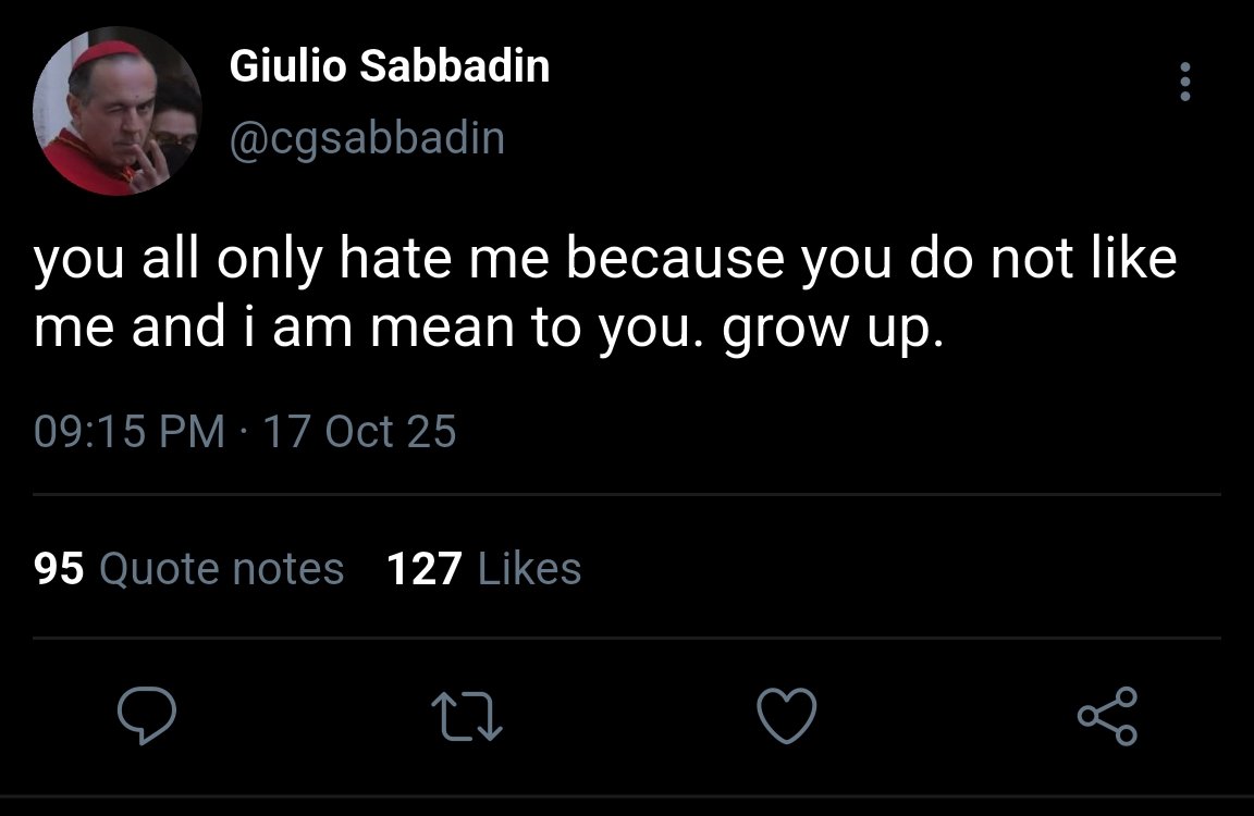 incorrect conclave tweet media