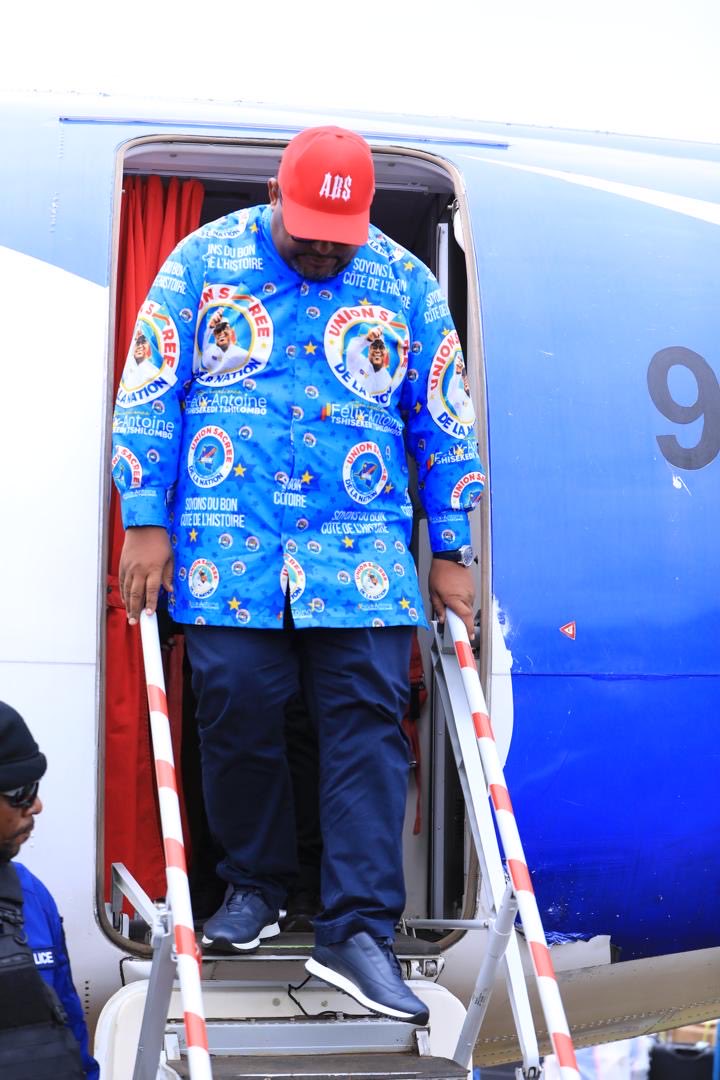 CMoneeko's tweet photo. ✈️ Arrivée historique à Beni – 19/02/2026 !
Le Président de l’Assemblée nationale, Aimé Boji Sangara, est à Nord-Kivu.

🤝 Accueilli par le Gouverneur Militaire Evariste Somo Kalule et la population, il lance sa tournée pour la paix, l’unité et la solidarit https://t.co/H95d4fFdr1
