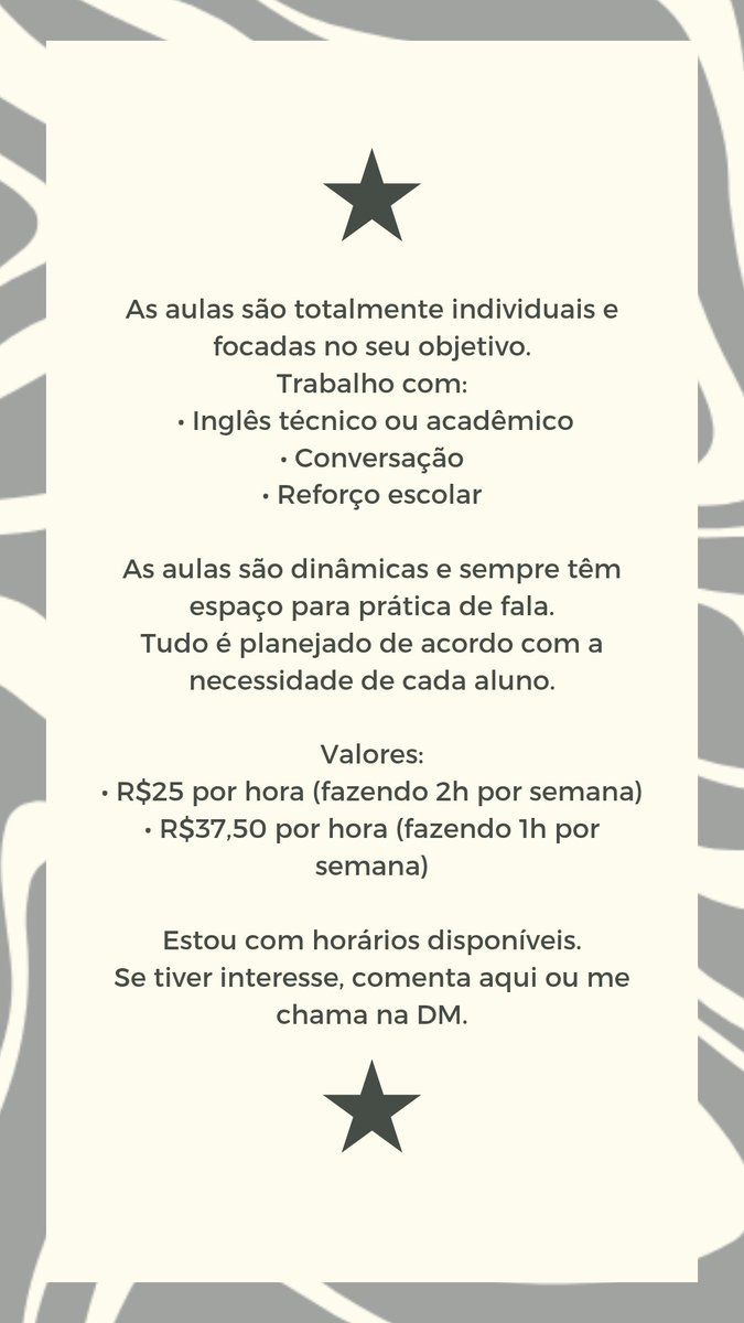 jungjiletter's tweet image. oioi, gente!!
aproveitando o mini hit de ontem, aqui vou eu divulgando minhas aulas de inglês mais uma vez 🫶🏻🫶🏻
se puderem ajudar com o rt ☝🏻🤓