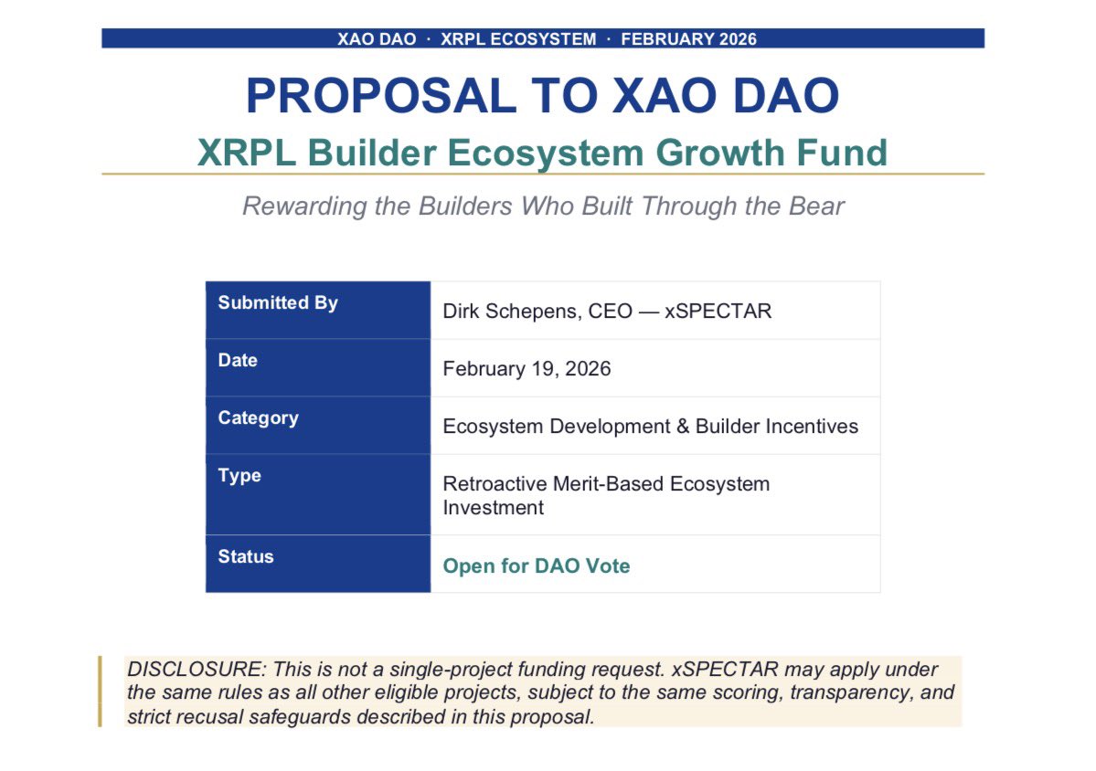 🚨 INCOMING PROPOSAL – COMMUNITY REVIEW/FEEDBACK 🚨

Once <a href="/XAODAOLLC/">XAO DAO</a> hits quorum, I’ll submit a refined proposal for vote.

But first… it needs YOU 🧬

This is a draft. Not perfect. 
It WILL improve with your input.

🧠 Tear it apart.
🔥 Challenge the assumptions.
💬 Drop