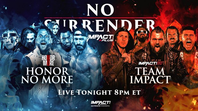 wrestle_hist's tweet photo. 2/19/2022  

Honor No More defeated Team Impact at No Surrender from the Alario Center in Westwego, Louisiana.  

#ImpactWrestling #TNA #HonorNoMore #MattTaven #MikeBennett #PCO #Vincent #KennyKing #TeamImpact #ChrisSabin #Rhino #RichSwann #SteveMaclin #WillieMack https://t.co/Nfh8ufytTo