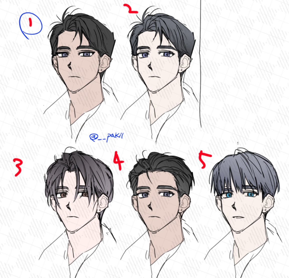 블랙잭 캐디를 고민했던 파일이 있길래 올려봅니다 😍
제 임의작업을 부탁해주셨던 캐릭터인데요!
개인적으로 처진눈 취향이 있어서 한 번 넣어볼까 고민을 많이 했는데 뭔가 캐릭터 타입등을 생각했을때 살짝 강한 인상이 더 잘 어울릴 거 같아서 고민끝에 1번안으로 가져갔던 거 같네요😳..