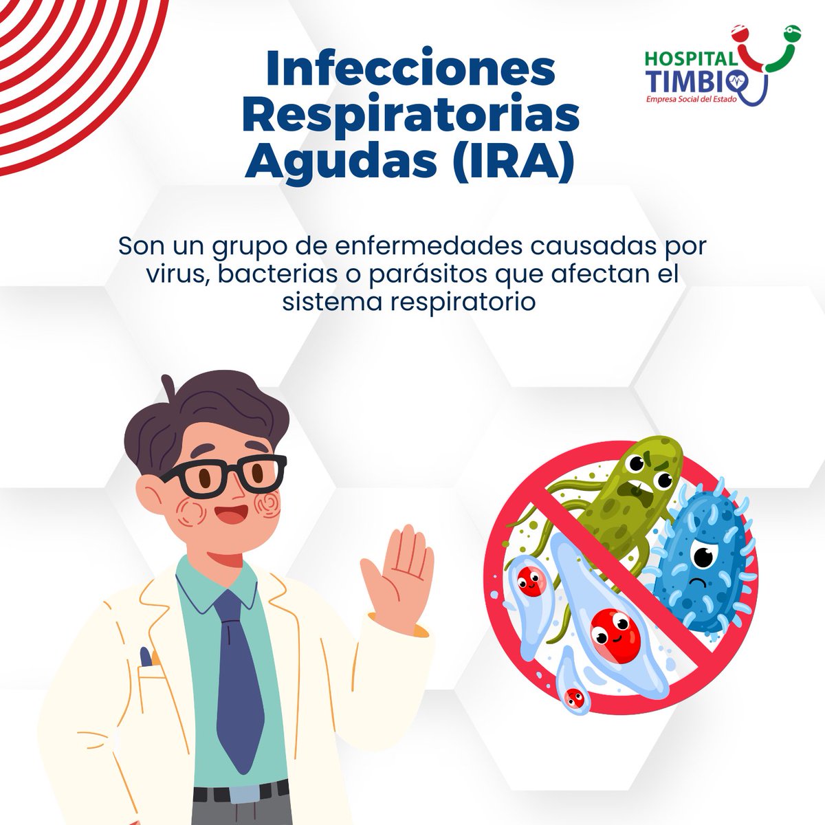 HospitalTimbio's tweet photo. ¡La salud de nuestros pequeños es prioridad! 👦🏻🩺

Las Infecciones Respiratorias Agudas (IRA) son comunes, pero saber identificarlas a tiempo y prevenirlas hace la diferencia. Hoy te enseñamos todo lo que necesitas saber para proteger a los que más quieres. https://t.co/5MXIrGnlUQ