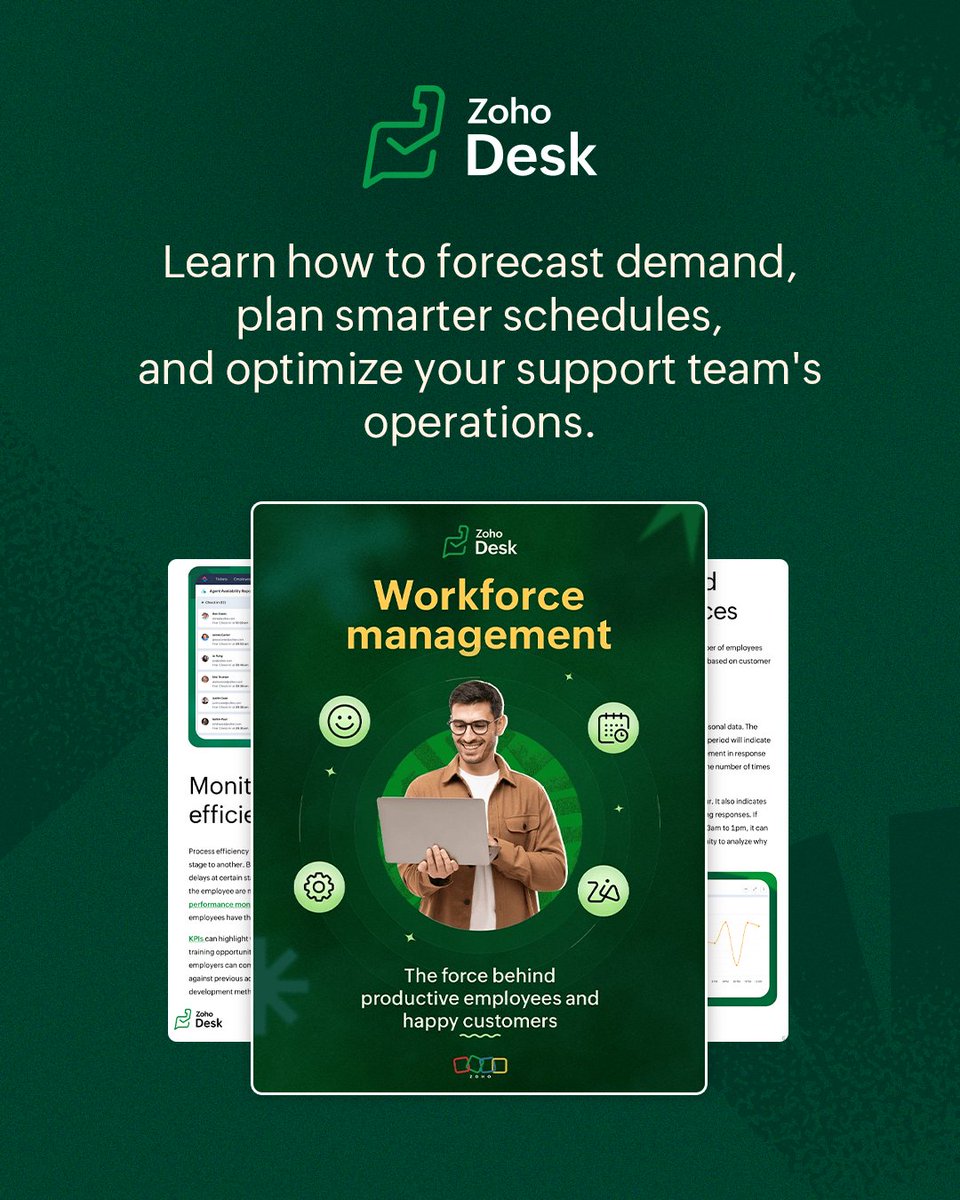 Zoho Desk tweet media