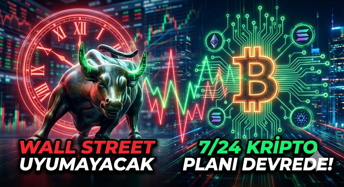 WALL STREET ARTIK UYUMAYACAK: BÜYÜK KRİPTO PLANI DEVREDE !!

Geleneksel finansın en büyük kalelerinden biri olan CME Group, 29 Mayıs itibarıyla tarihi bir adım atıyor.

Kripto para vadeli işlemleri ve opsiyonları artık 7 gün 24 saat kesintisiz işleme açılıyor.

Tesadüf mü? Hayır.