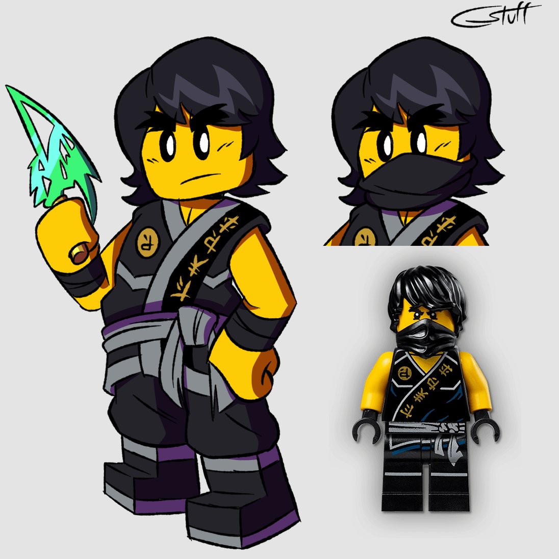 DAY 9 of Drawing every Ninjago minifigure ever

ayy we finally have a normal Cole

Tomorrow is Jungle Zane