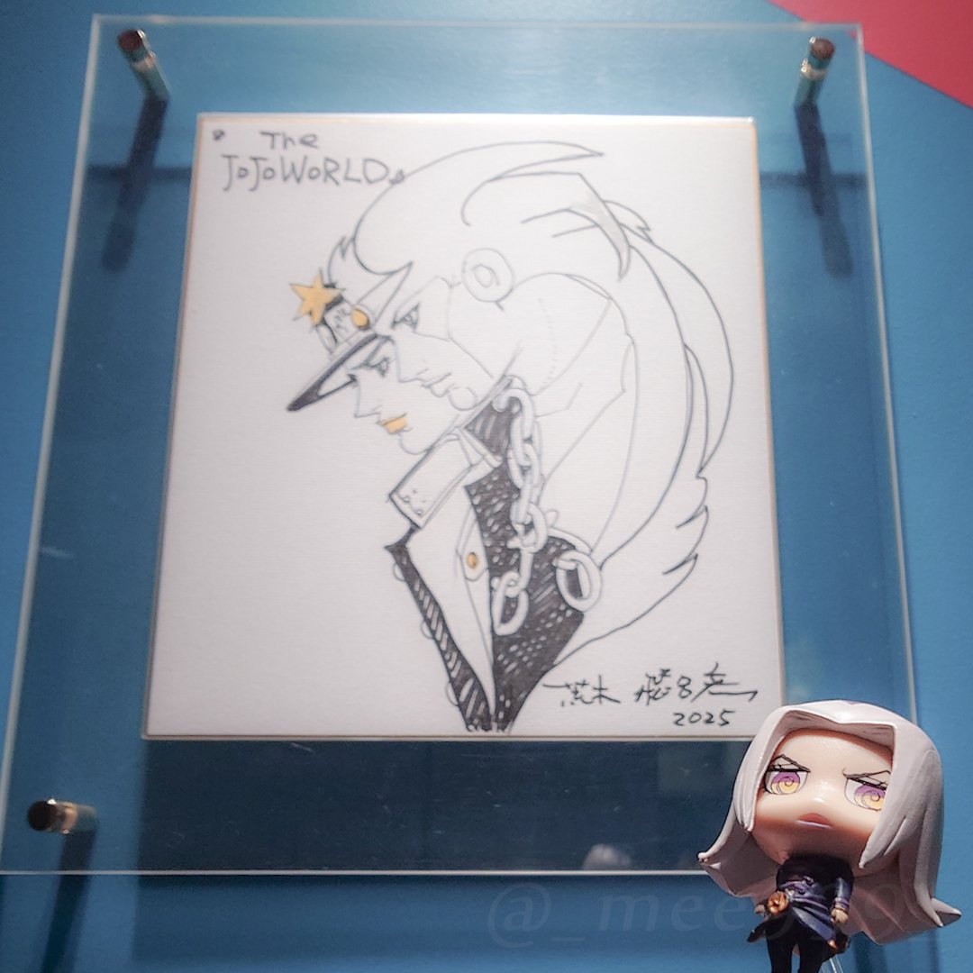 ジョジョワのサイン色紙♪ 美しすぎ…✨️✨️✨️ #JOJOWORLD