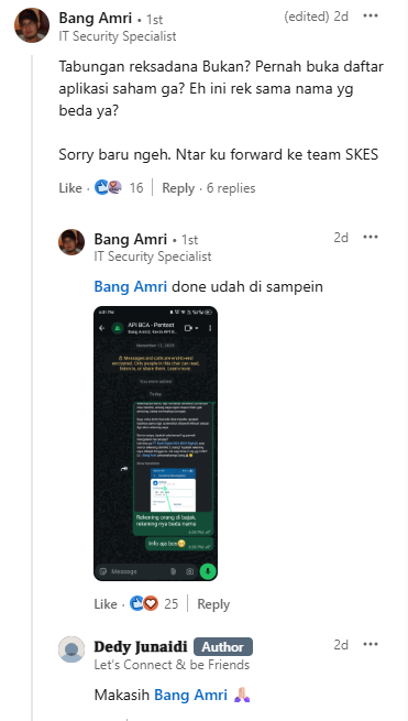 darilinkedin's tweet photo. orang ngetag bank bca di post buat ngasih tau ada modus penipuan baru, 1 nomer rekening tapi ada 2 pemilik berbeda.

lalu dilaporin lah sama ordalnya ke tim IT security bca

ternyata plot twist-nya modus itu cuma akal bulus si pengutang doang biar gak bayar utang😂😂