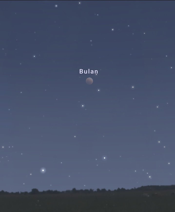 Fenomena gerhana bulan total “Blood Moon” 3 Maret 2026 di pertengahan puasa Ramadan 2026. 
Gerhana Bulan sudah dimulai sejak Bulan terbit di ufuk Timur dan berlanjut hingga sekitar pk 20 WIB