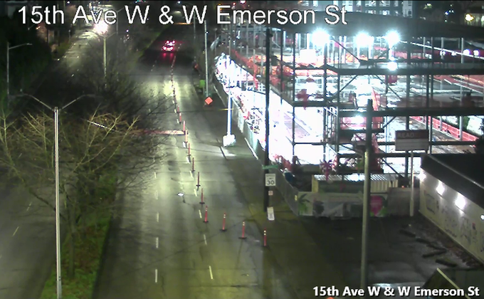 计划在 W Ruffner St 和 W Bertona St 之间的 15th Ave W