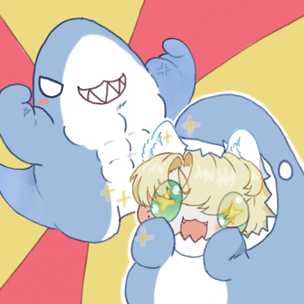 マッチョサメ見参！さめふれっど喜ぶ！