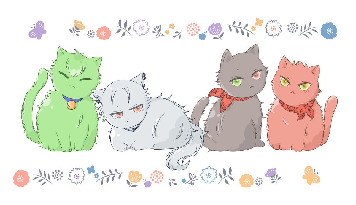 lilililili_mw28's tweet photo. webオンリーで展示していたねこ化してたりしてなかったりする🆕Ⓜ️💿です🐈🐾(カプ無し)
@NEW_MCD_only 
#4人のグータッチ後夜祭 https://t.co/RPBHodwA1K