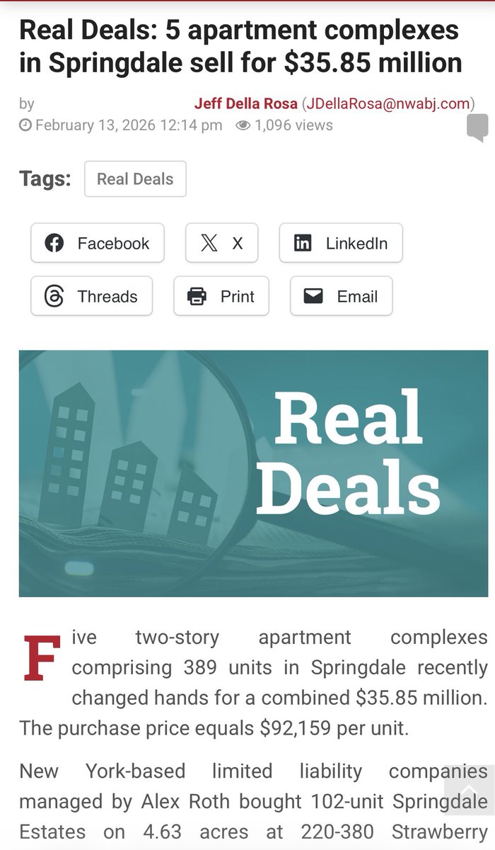 I don’t believe in being a generalist Sunbelt Buyer.

The more you can buy in one market, the more leverage with everyone. 

Other owners, investors, lenders, brokers, your operations.

When other owners follow up with you, they know you can be a real buyer.