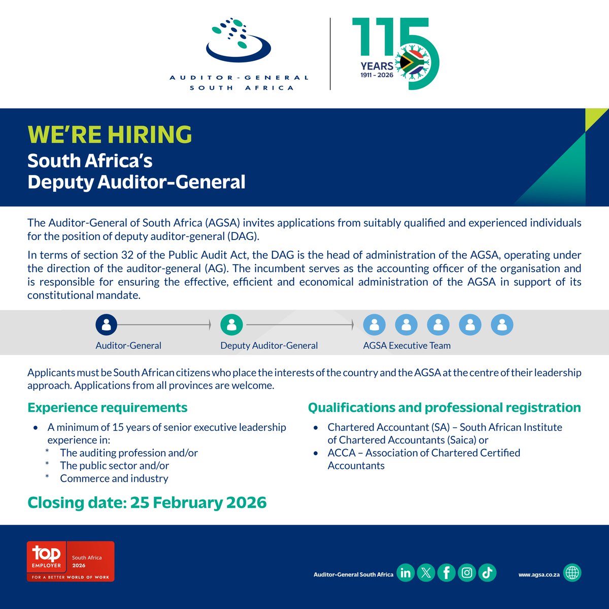 Auditor-General South Africa tweet media