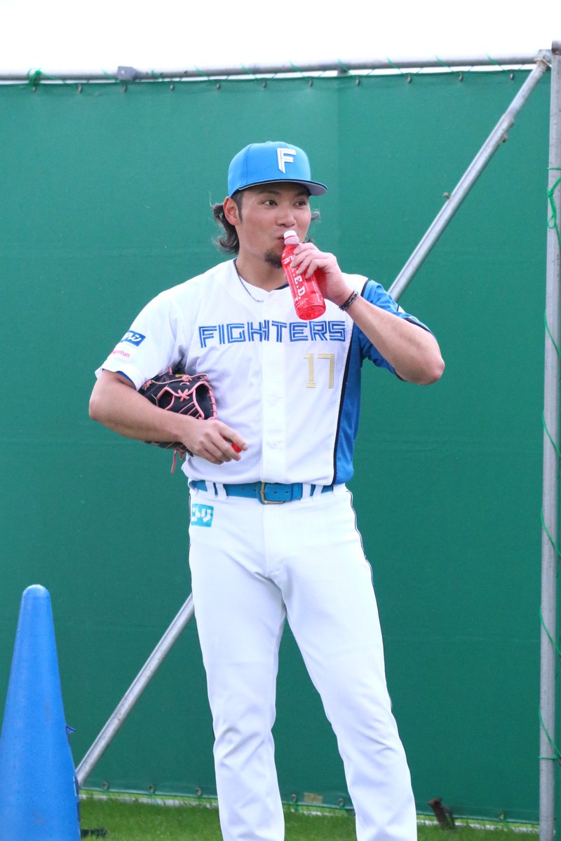 伊藤大海　ガソスタユニ　Lサイズ ごくごく 2/8 エナジックスタジアム名護 #伊藤大海 #伊藤大海︀ 投手