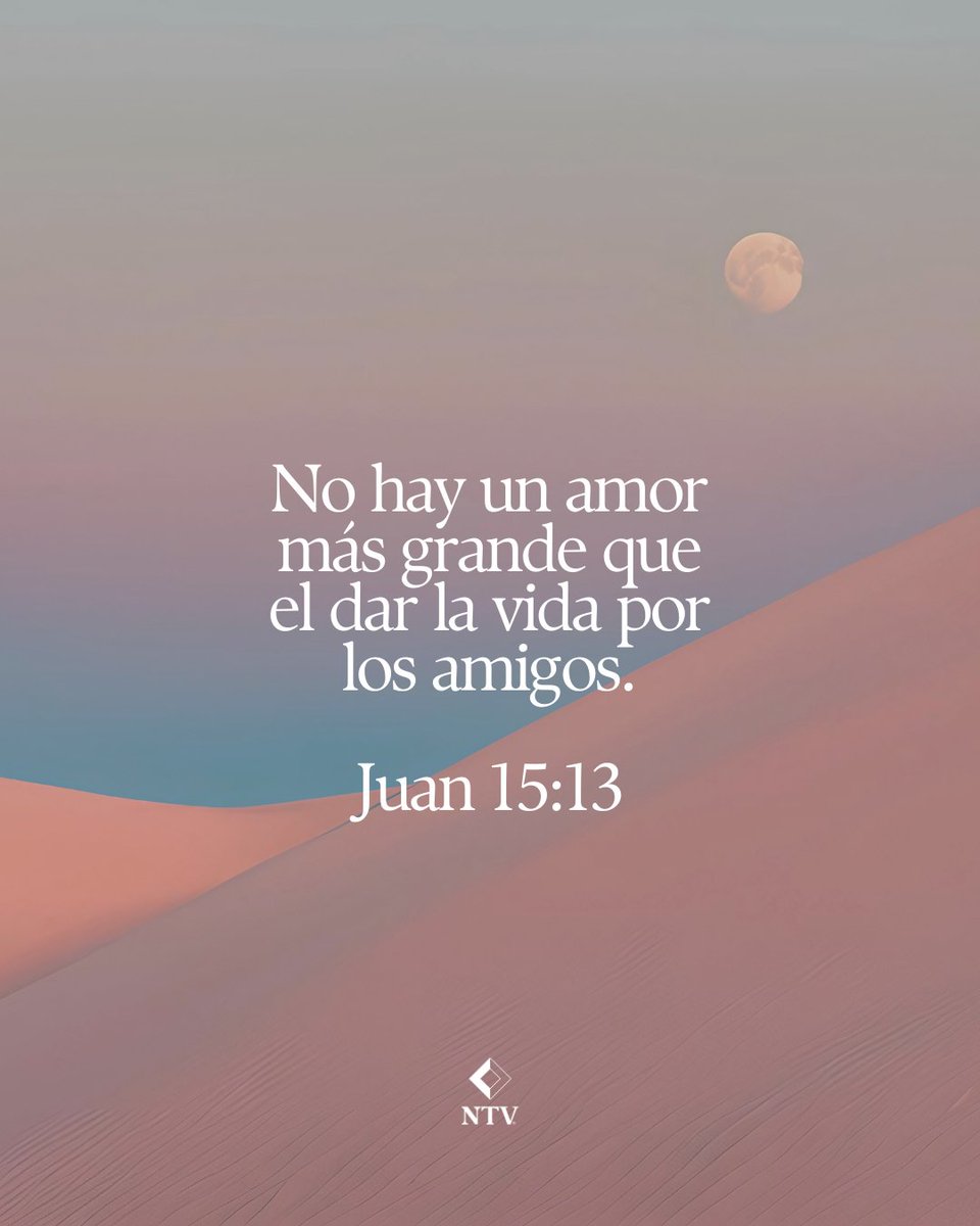 Jesús nos enseñó que el amor verdadero implica sacrificio. Este versículo bíblico revela el corazón del amor cristiano y nos invita a amar de manera intencional y sincera.

#amor #amistad #Biblia #NTV #versiculos #Jesus