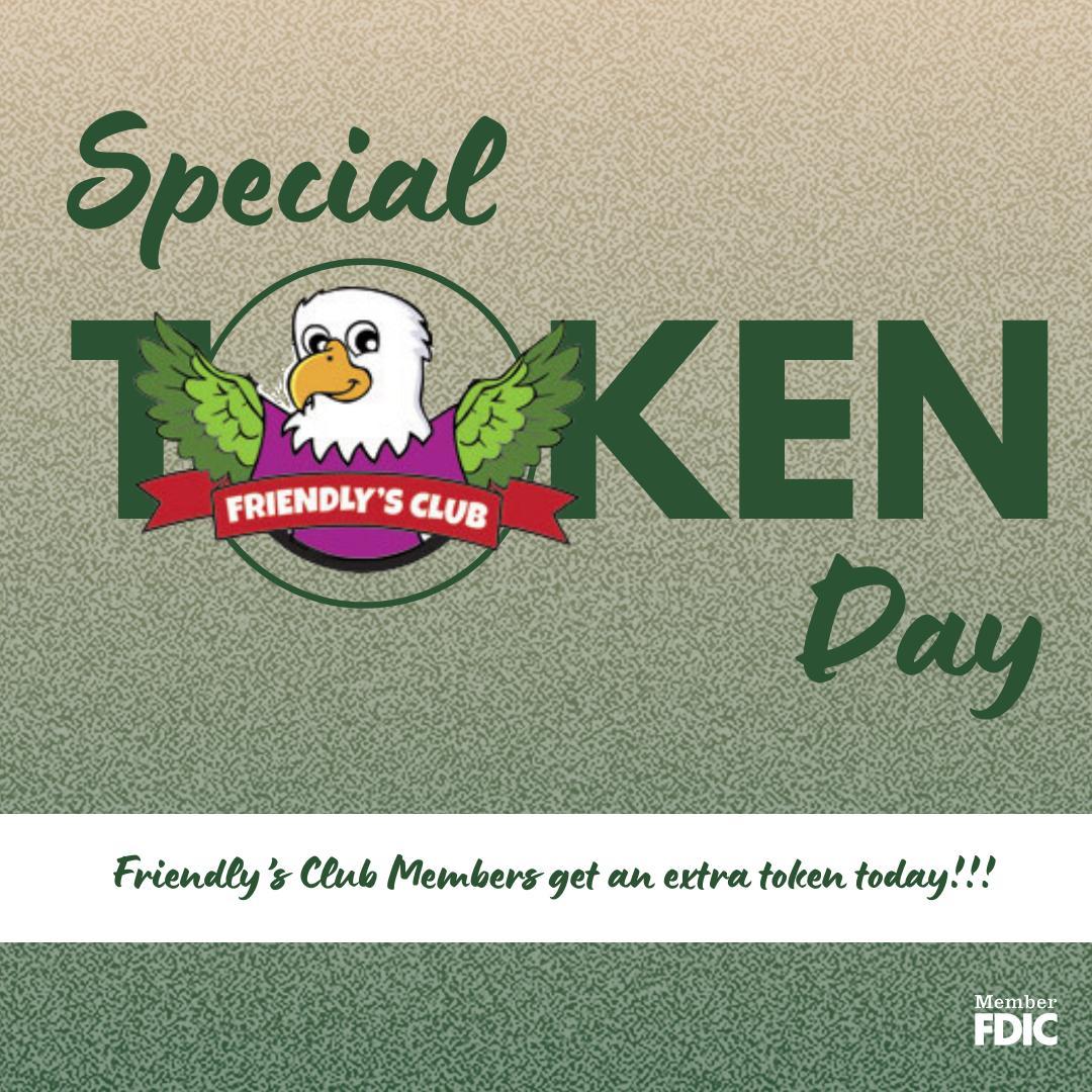 🚨 Friendly’s Club members! It’s National Chocolate Mint Day! 🍫🌿

Stop by any office today to earn an extra token when you:
🍫 Answer Friendly’s Question of the Month
💵 Make a deposit
🎨 Turn in your Monthly Coloring Contest sheet

Minty, chocolatey smiles all around! 🤎💚✨
