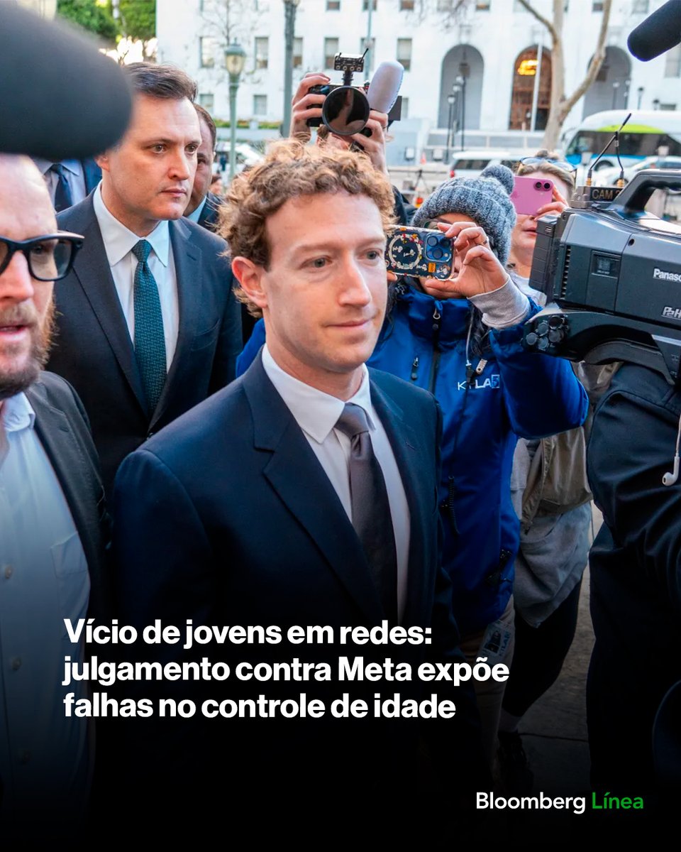 BloombergLineaB's tweet image. Vício de jovens em redes: julgamento contra Meta expõe falhas no controle de idade. Saiba mais: bit.ly/4tHgtLs

#tecnologia #markzuckerberg #idade