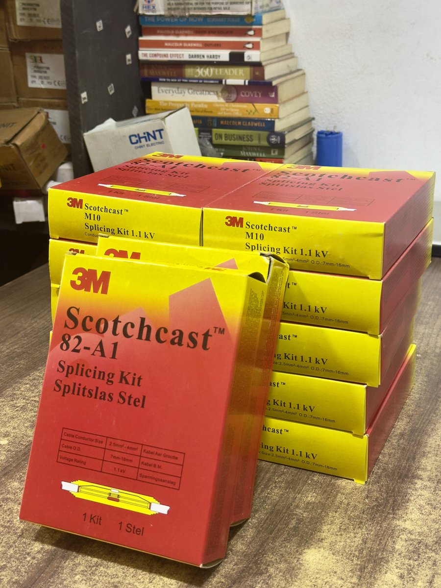 HeightsGhana's tweet photo. 3M Scotchcast Splicing Kits are available at affordable prices.
Contact us on 053-271-7780 or WhatsApp: 0263-721-936
#Cables #JointKit #UndergroundCable #Engineers #Ghana https://t.co/Kg930l6E5y