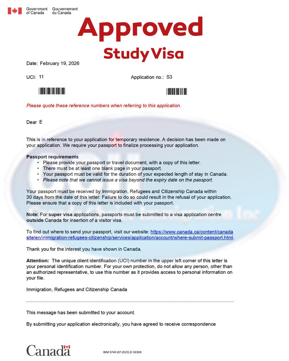 canadachoice1's tweet image. .
Congratulations to our wonderful clients resuming studies this year in  Canada.

Your own Canada story will start early in 2026!

Send us a DM today and let’s get you started already.

#studyIncanada #visaapproved✔️ #canadianDream #canadachoiceImmigrationinc #successstories