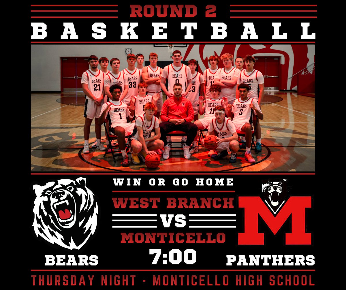 West Branch Boys Basketball tweet media