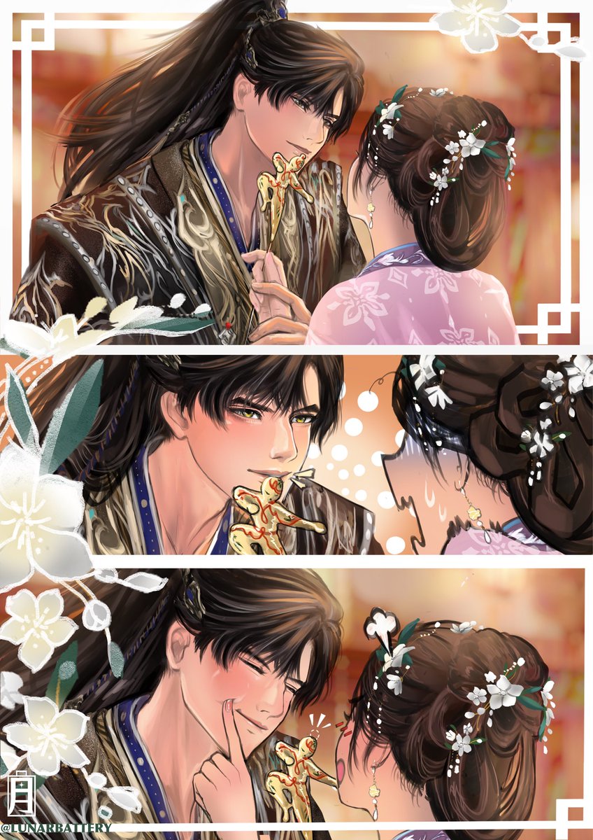 lunarbattery's tweet image. “You bit me!?” 
“This is mine.”

Inspo Time’s Banquet Leisure Memoirs
More skin tones ⬇️

#LoveandDeepspace #LADSLingeringTenderness #Zayne #レイ #黎深