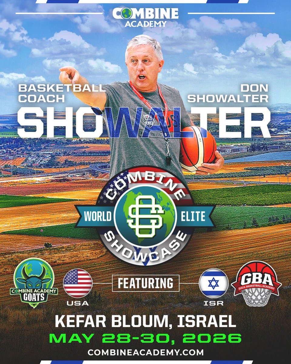 nilplusgroup's tweet photo. 📣Join us in Kefar Bloum, for Israel’s first-ever NBA/NCAA-style players  3 day showcase. Headlining the event is coach Don Showalter,  USA Basketball’s youth development director.

Registration link: https://t.co/3MZcKLPOMC

#hoops #israel #basket #basketball #camp https://t.co/HaVNeWjYjF
