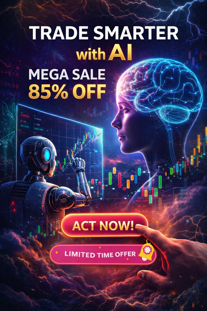 Trade smarter. Think faster. Win with AI.
AI Stock Market Assistant - 85% OFF Limited-time offer for traders who want data, not guesses.
Link in bio.

#shorts #whatisyourlovesong #trading #T20WorldCup #Raya #Ramadan #Carnaval2026 #CryptoTrading #KristPerawat #Arsenal #RutoMustGo