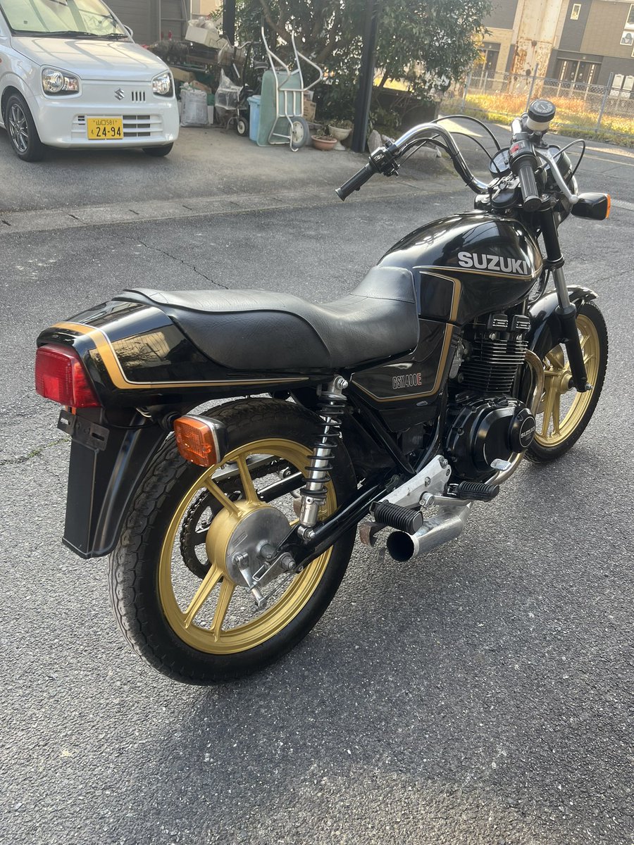 shogoo420's tweet photo. 車両販売
GSX400E ゴキ
輸入新規登録済み
車検R10年10月　残り2年7ヶ月あります
現車確認出来ます
値段は90万円
#バイク売ります
#バイク買います
#GSX400E
#ザリ
#ゴキ
#cbx
#cbr https://t.co/0pecaweSCB