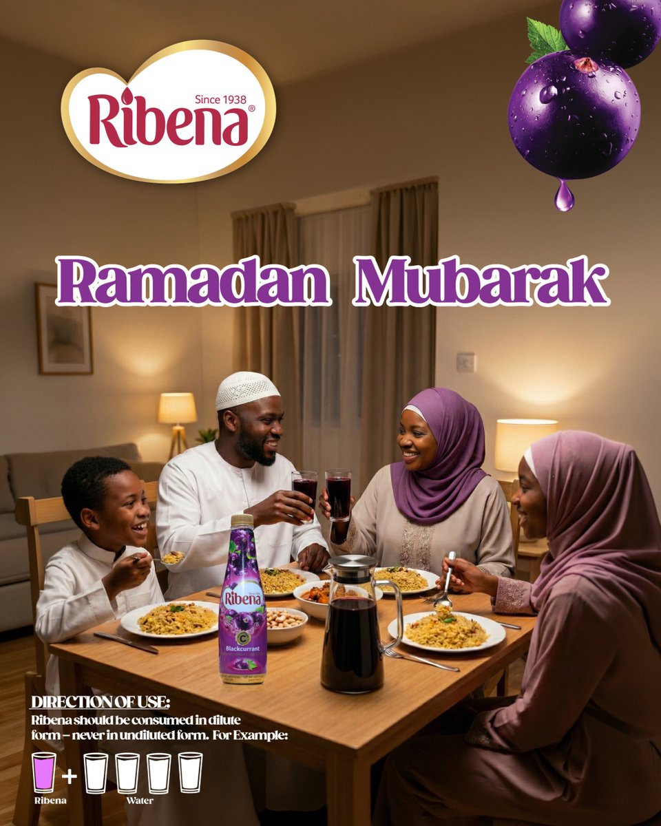 Ramadan Mubarak!. Wishing you a month of blessings, love, and unforgettable moments. 💜

As the blessed month of Ramadan begins, may your days be filled with peace, reflection, and the joy of togetherness.

#RamadanMubarak #RibenaLove #NoTasteLikeRibena #ForTheMomentsThatMatter
