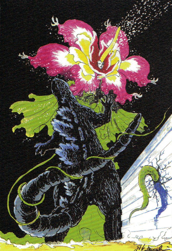 Oh yeah right....that Biollante concept art explain alot