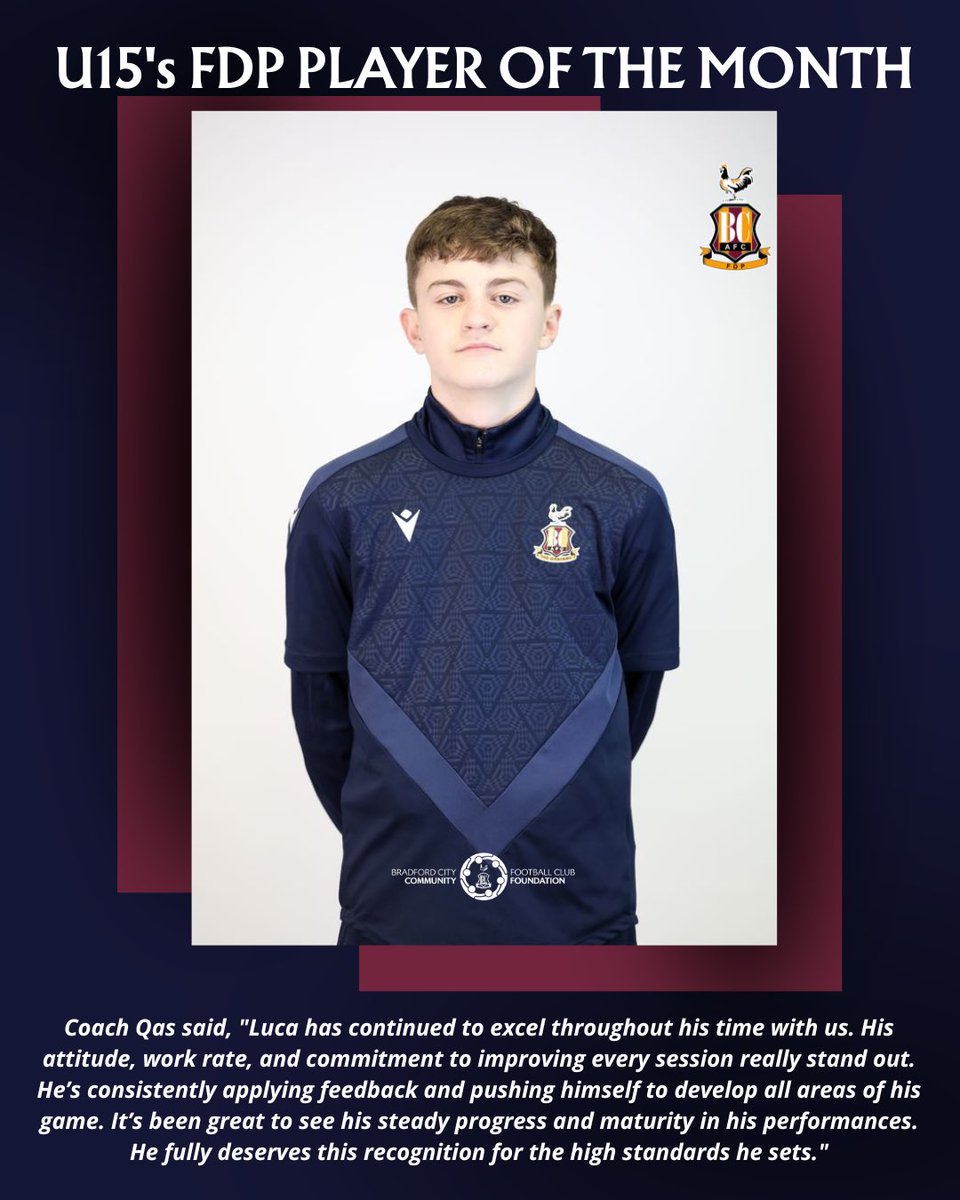 Bradford City Football Development Programme tweet media
