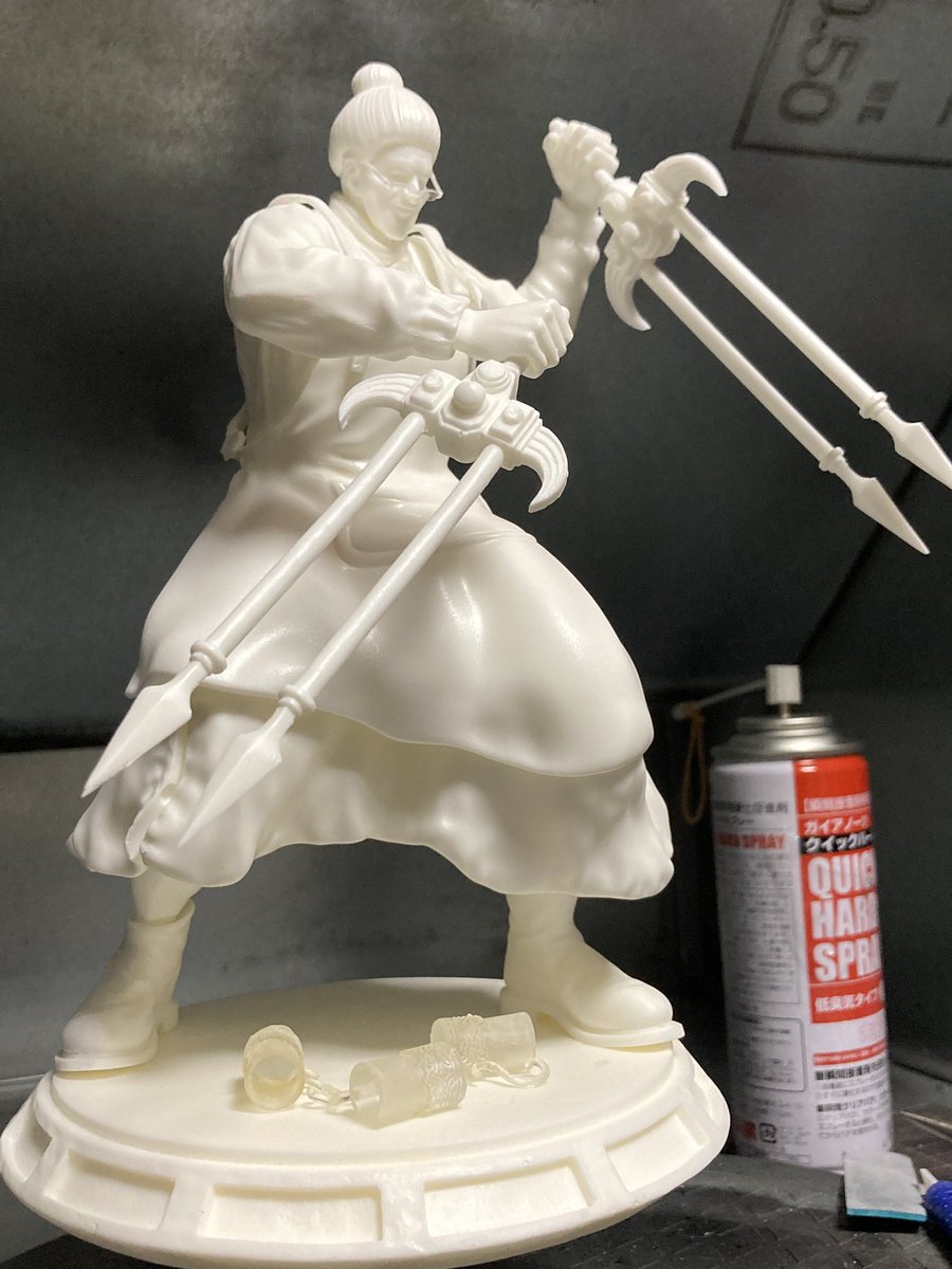 仮組完了！ 北斗の拳【でかいババア】でした。 カッコ良すぎるぜババア