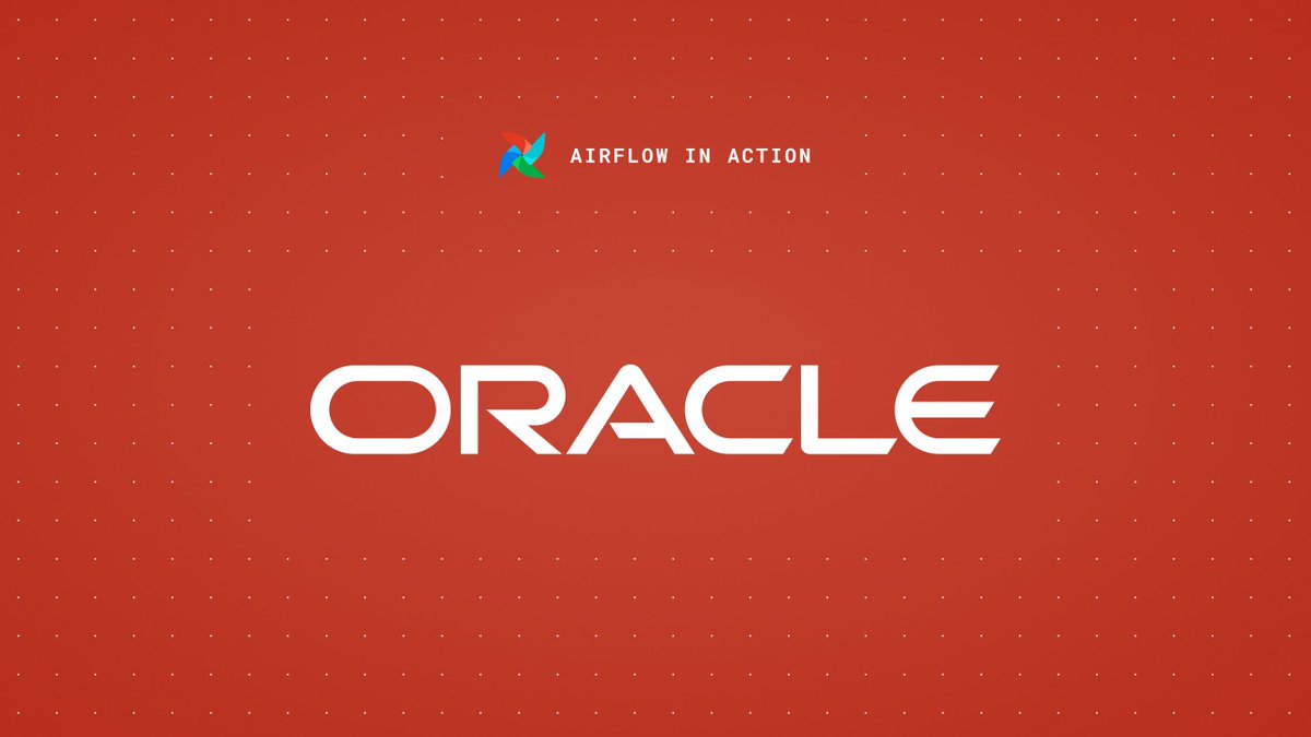 astronomerio's tweet photo. @Oracle uses #ApacheAirflow to orchestrate GPU-heavy MLOps on #Kubernetes with dynamic task mapping, XCom metadata sharing, modular Dags and production-grade reliability.

At @AirflowSummit 2025, Oracle shared three reasons Airflow fits at the center of its ML and AI workflows:

1️⃣  Data agnosticism: Airflow orchestrates the ETL and transformation flow for all types of data, no matter where you store it.

2️⃣  Scalable compute coordination: Airflow provides the coordination layer to trigger the right compute at the right time, rather than keeping large inference capacity idling to hedge against unpredictable spikes.

3️⃣  Operational reliability: Airflow’s reliability features like automatic retries protect against rate limits. Transient API failures and callbacks can be used to run code, notifying engineers in case of Dag or task failures.

Read more: https://t.co/VpZJ0lCp03