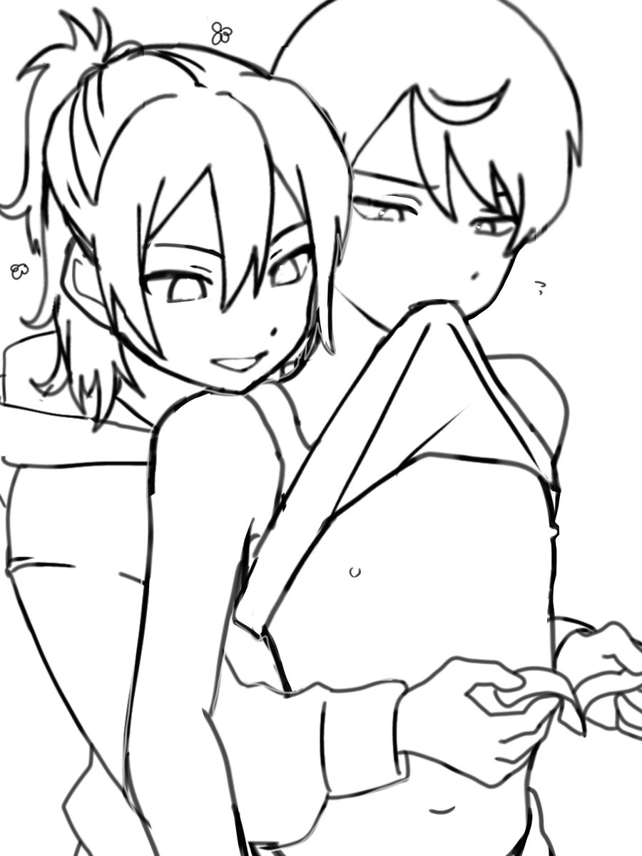 m1_tsuru's tweet image. 後でちゃんと描きたいやつ