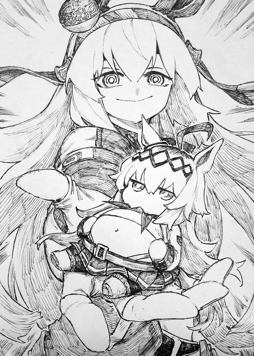 Starbind_S's tweet image. Over Here. 
#ウマ娘